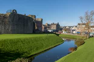 Ferry to Bute's Rothesay Castle and gardens
