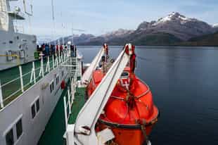 Ferry through Patagonia's fjords to Natales