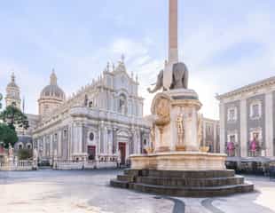 Take a walking tour of Catania