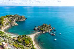 Explore the Bay of Taormina on a private yacht