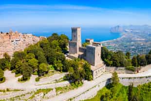 Visit the medieval hilltop town of Erice, Trapani