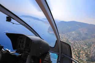 See the Côte d'Azur from a helicopter