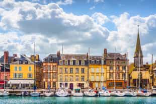Visit the preserved fishing port of Honfleur