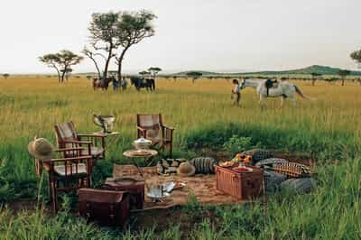 Ride across the Serengeti plains on horseback