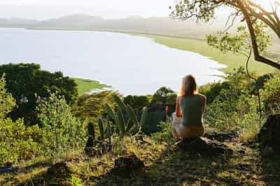 Explore Crescent Island on a bush walk