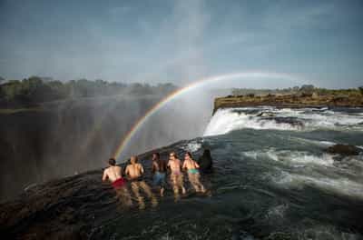 Take a daring dip in Angel’s Pool or Devil's Pool