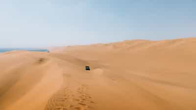 Drive across the Roaring Dunes in Skeleton Coast