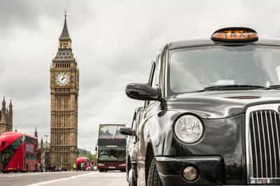 Cruise past London's icons by black cab