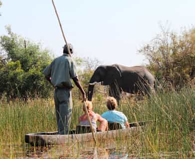 As well as horse riding and walking trails, we offer mekoros, boating, game drives and canoeing