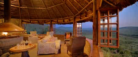View a diversity of resident wildlife in the valley below from your private veranda