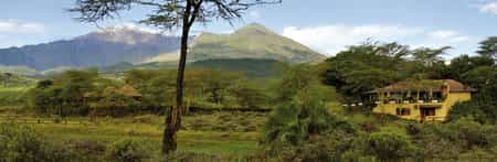 Hatari Lodge at the foot of Mt Meru