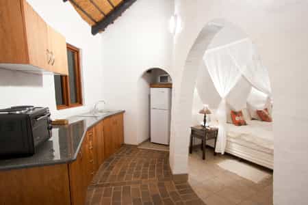 Kitchen and bedroom view