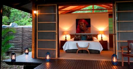 Your own private deck to enjoy the scenery and put your feet up.
