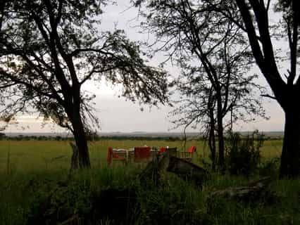 Breakfast over looking the Lamai plains
