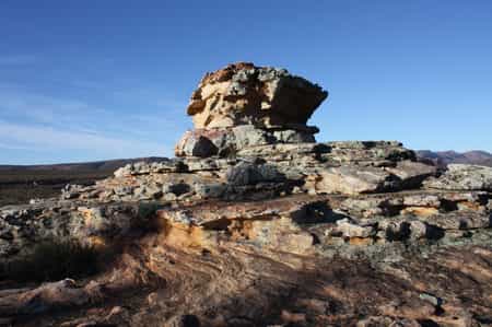 Amazing unique Rock formations define the landscape