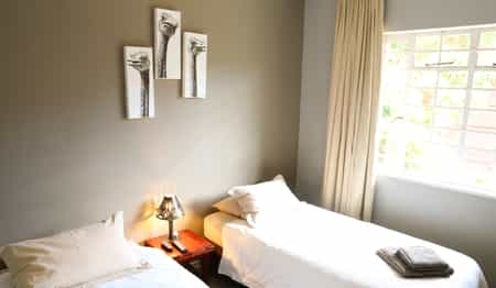Crisp, clean modern bedrooms with en suite bathroom, free Wifi and DSTV+sport