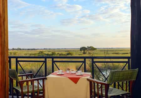 Each bungalow has a terrace with an amazing view of the surrounding landscape.