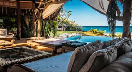 Spacious open lounge area