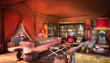 Lounge Area in the Main Tent 