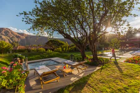 Free  jacuzzi on the Sol y Luna gardens
