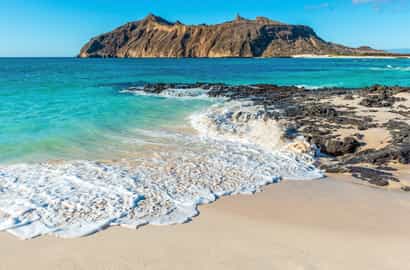 Enjoy the idyllic Pacific beaches of San Cristobal