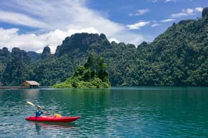 Take a canoe safari through Khao Sok National Park