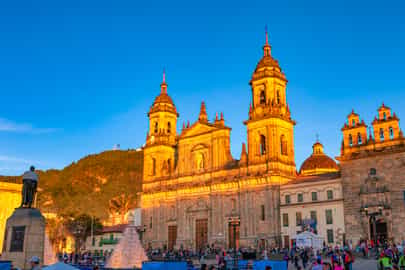 Enjoy a full day walking tour of Bogotá
