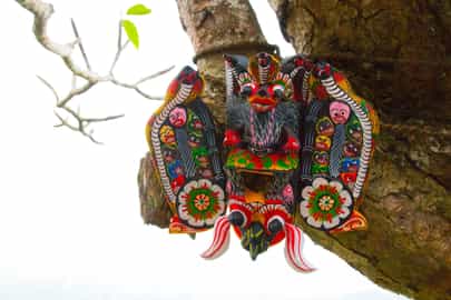 Mask Carving and Painting In Ambalangoda