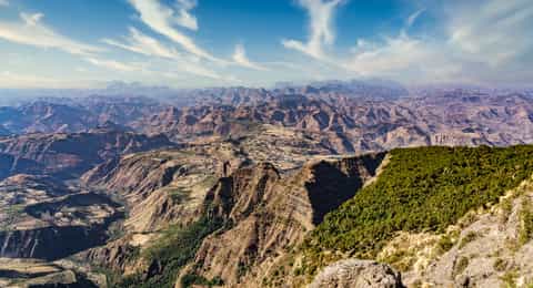 Full-day excursion into the Simien Mountains