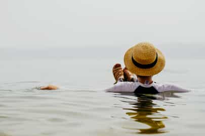 Float in the Dead Sea