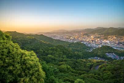 See panoramic views from Mt. Inasayama, Nagasaki