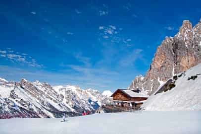Go on a skiing safari in Sellaronda, The Dolomites
