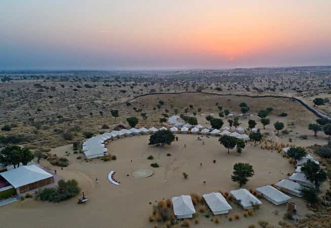 Manvar Sevan, The Desert tented camp